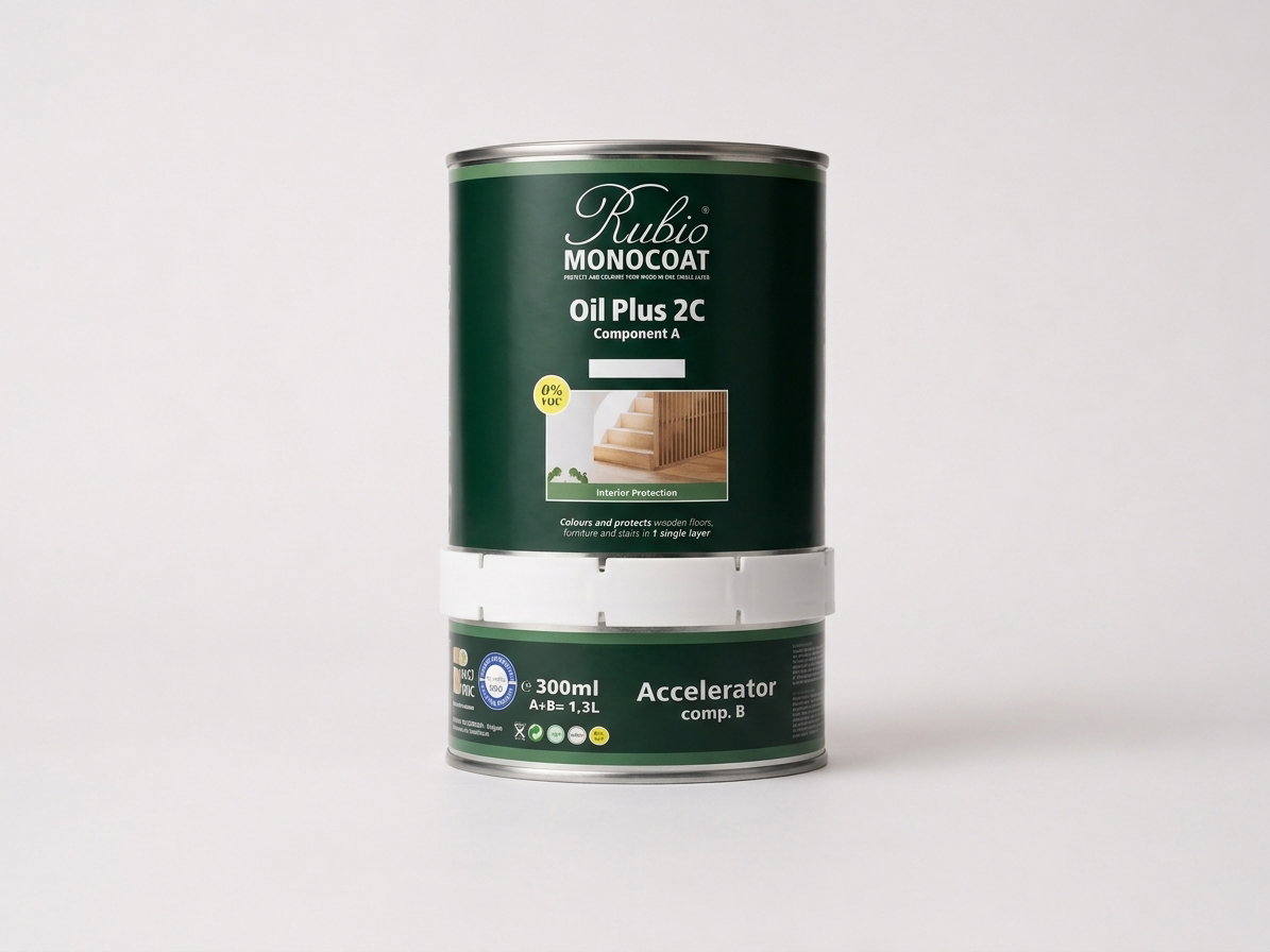 Rubio Monocoat Oil Plus 2C tin with Accelerator component B