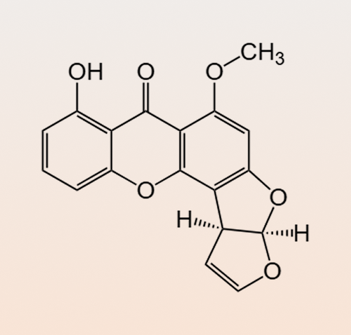 Molecular structure of a mycotoxin
