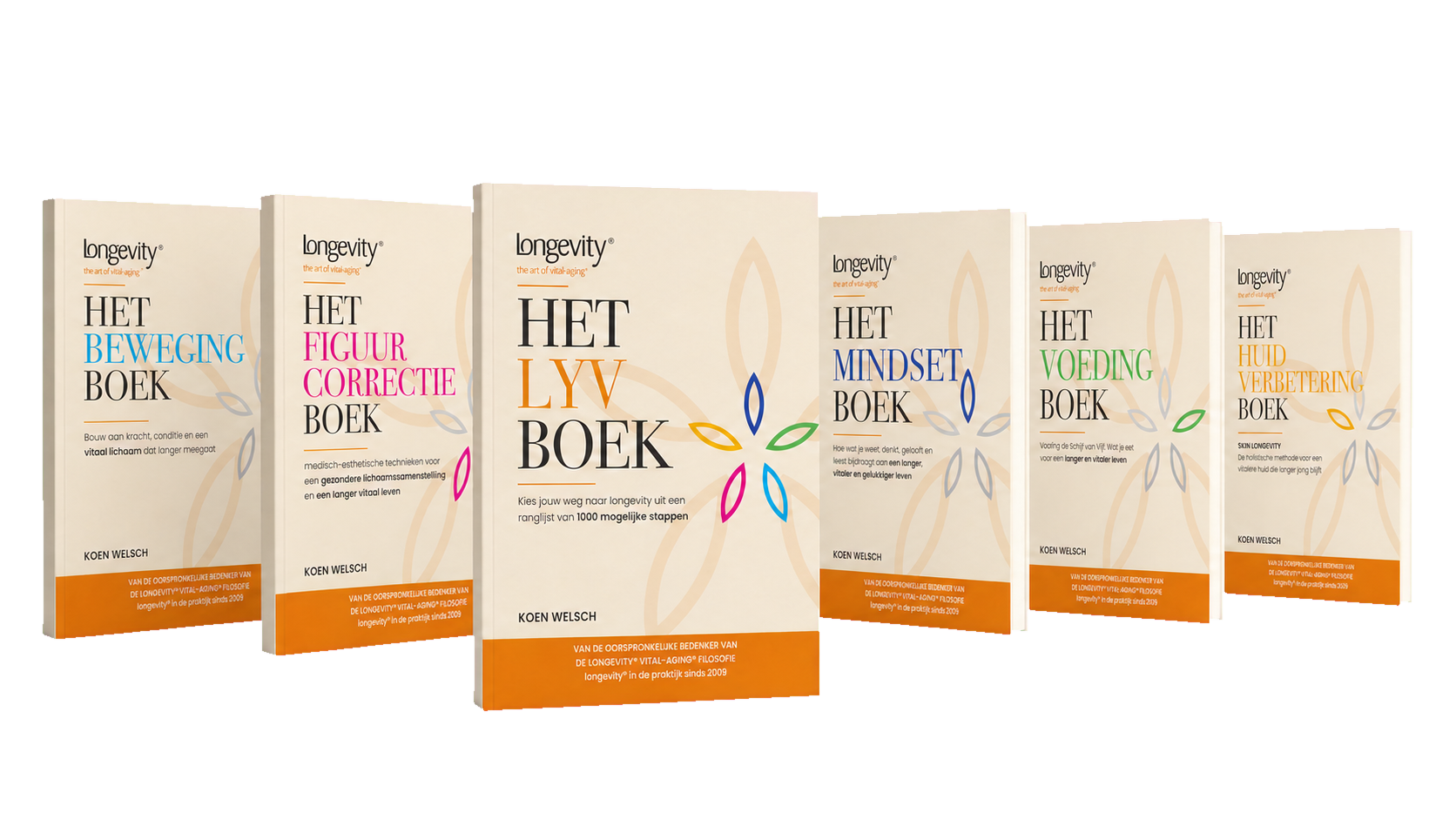 De LYV-boekenreeks van Koen Welsch, waaronder Het Mindset Boek