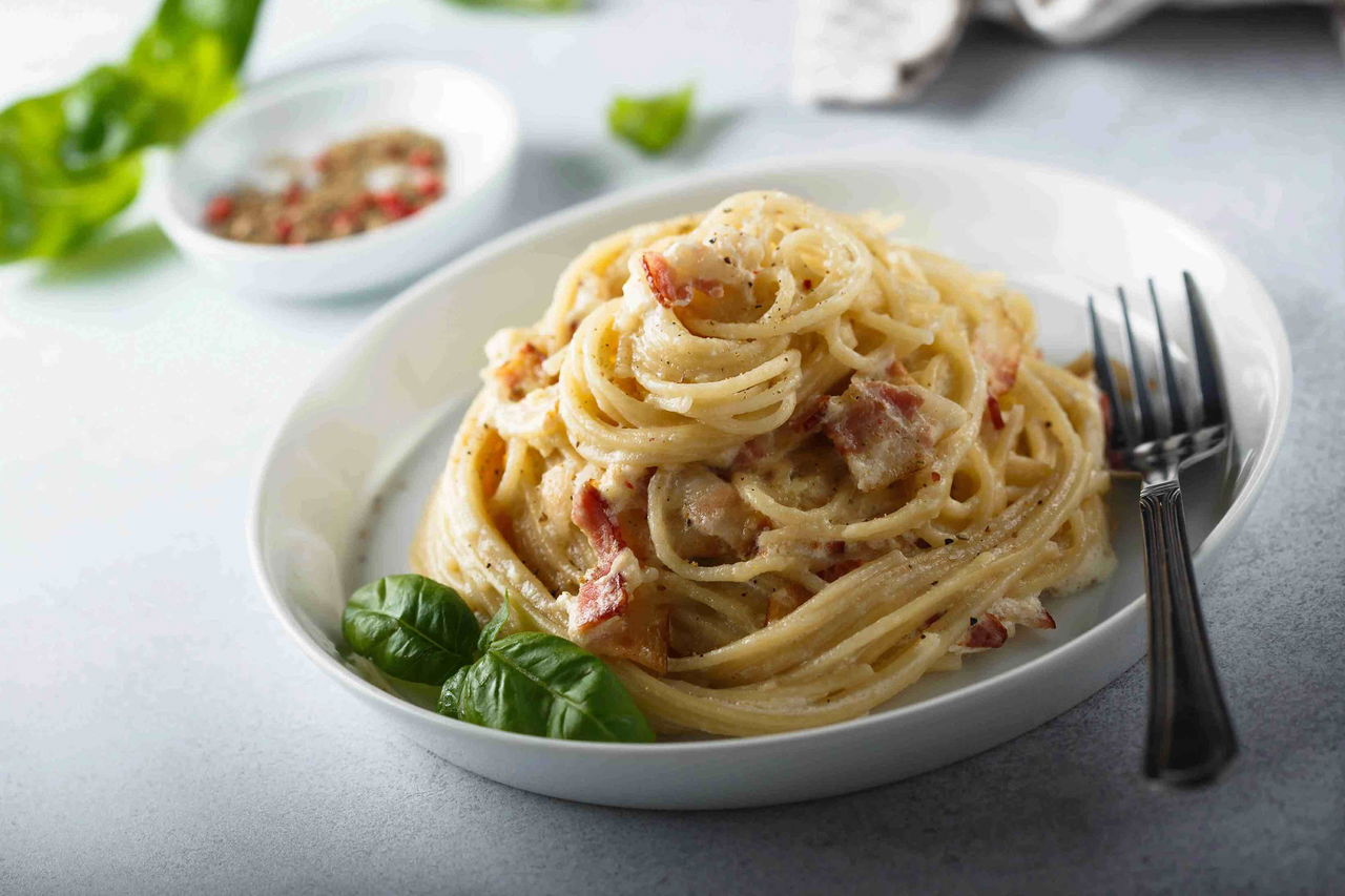 Italienische Pasta Spaghetti von Frentana Teller