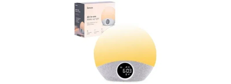 zenvira wake up light - best getest - ontspannen wakker worden - vergelijk nu