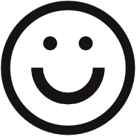 Icône de visage souriant