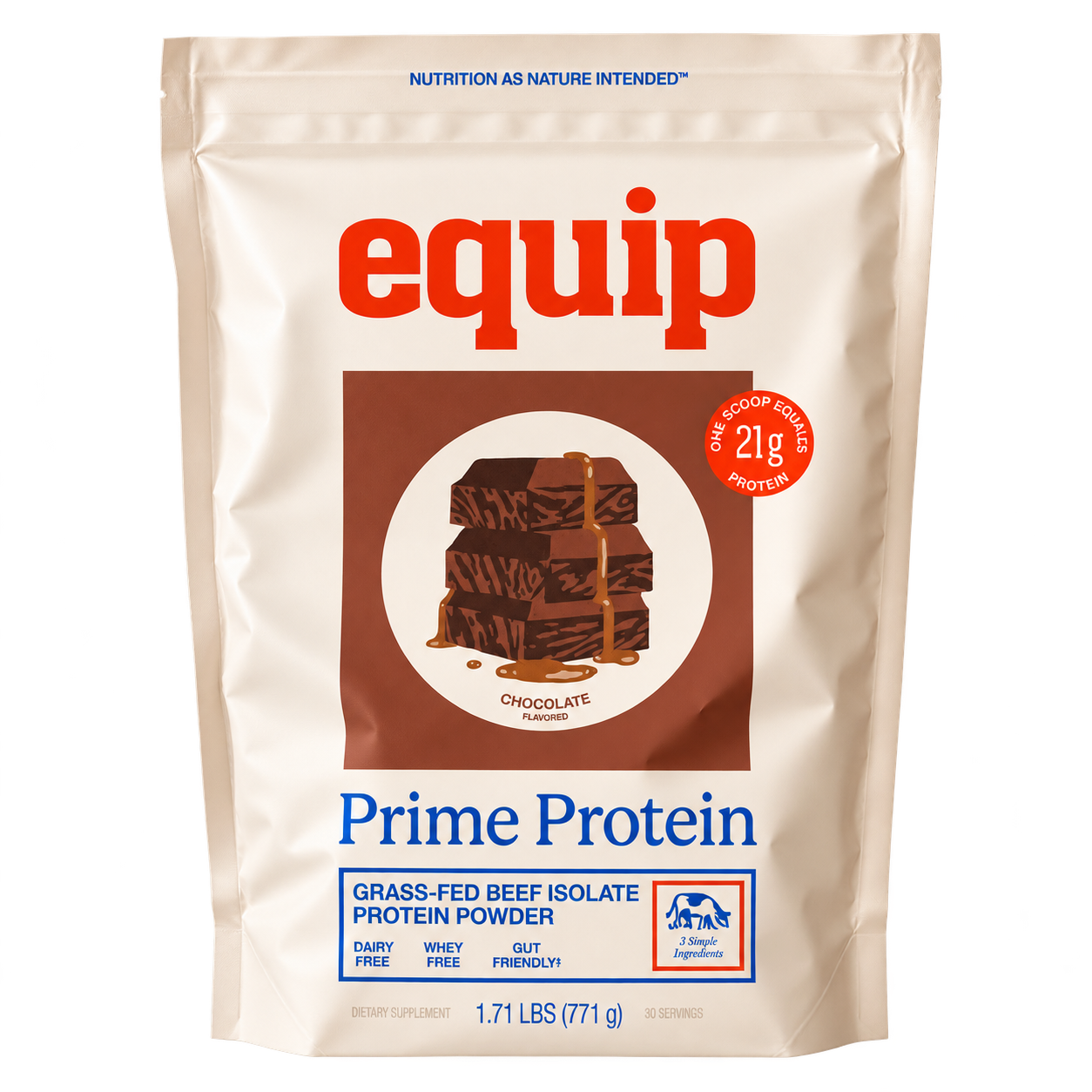 Equip Prime Protein chocolate bag