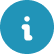Blue circle with a white lowercase letter "i" in the center, symbolizing information.