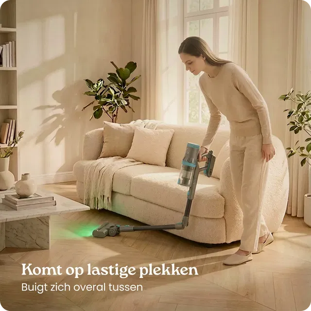 cleanwise rita flex buigt onder bank
