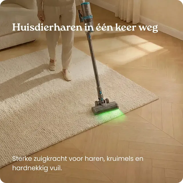 cleanwise rita steelstofzuiger zuigkracht tegen huisdierharen