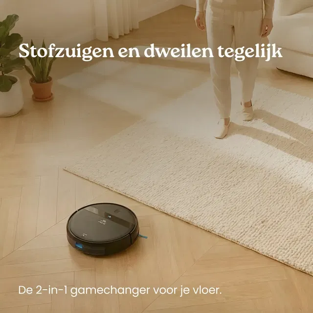 cleanwise henk robotstofzuiger met dweil