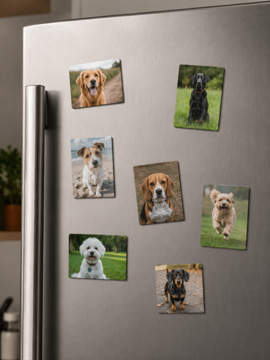 personalisierte Kühlschrankmagnet als Geschenk für Hundebesitzer