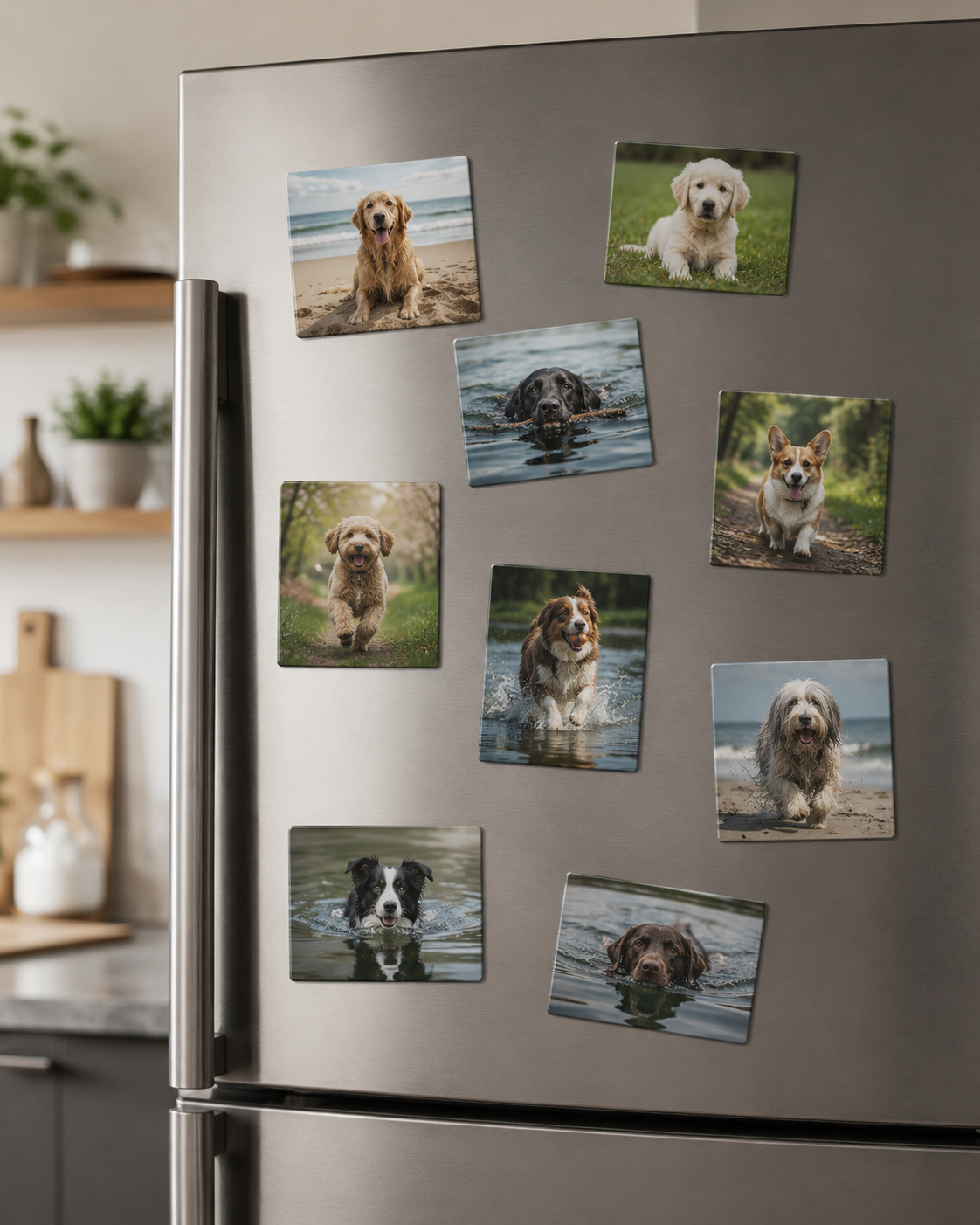 personalisierte Kühlschrankmagnet als Geschenk für Hundebesitzer