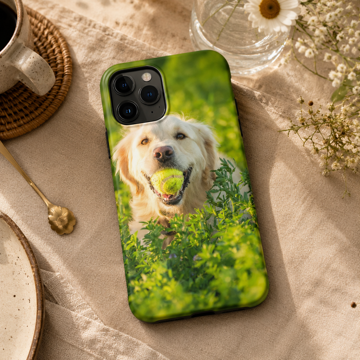Bedruckte Handyhülle als Geschenk für Hundebesitzer