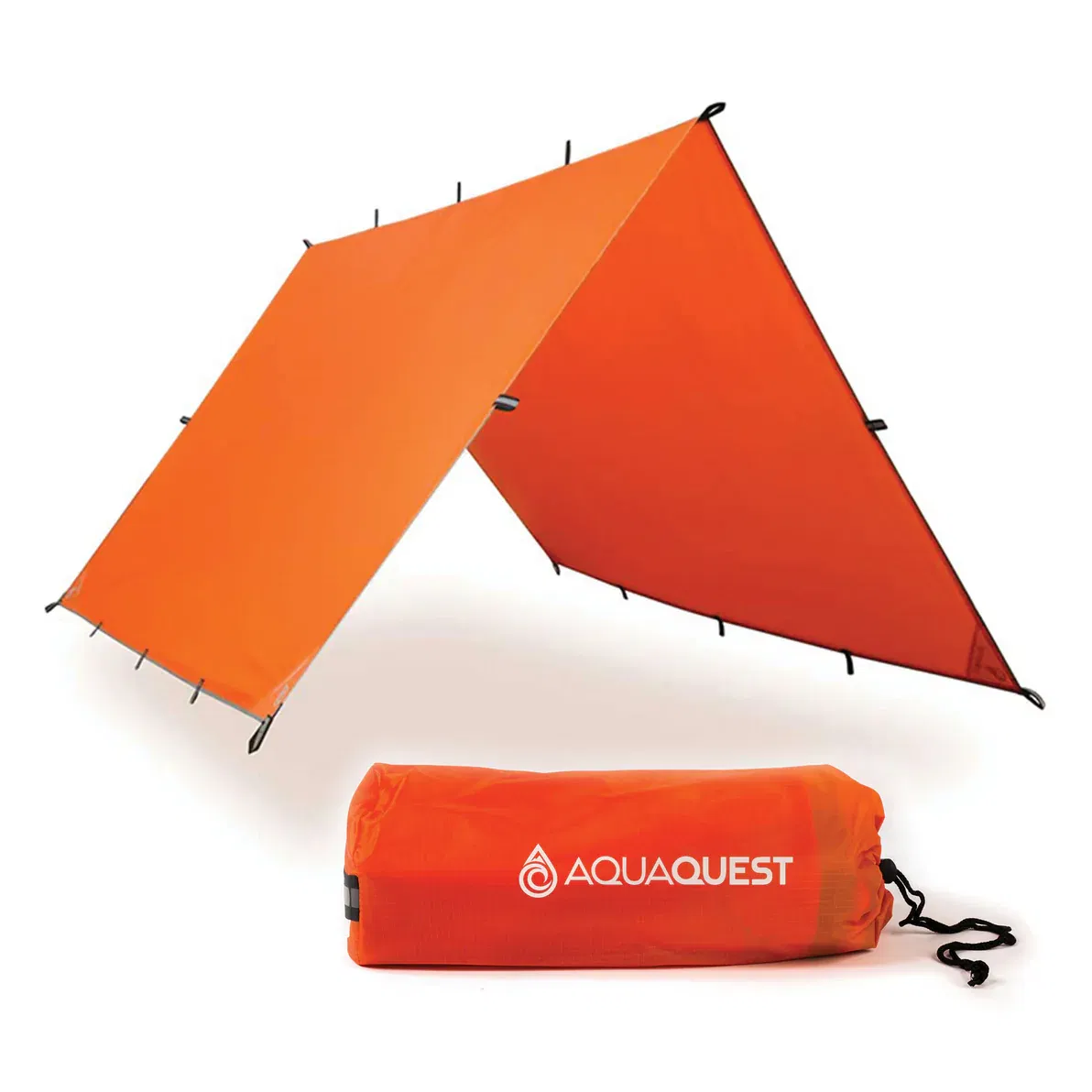 AquaQuest Defender 4.5×4.5 SQXL Tarp - Waterproof m Hammock, 迷彩