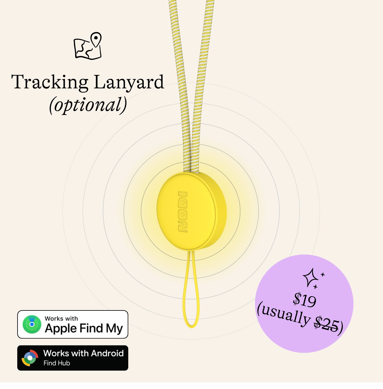 Tracking Lanyard for the NODI Flip