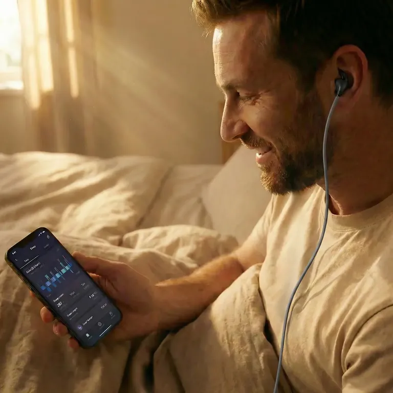 WONZ sleep wellness visual for deep sleep support