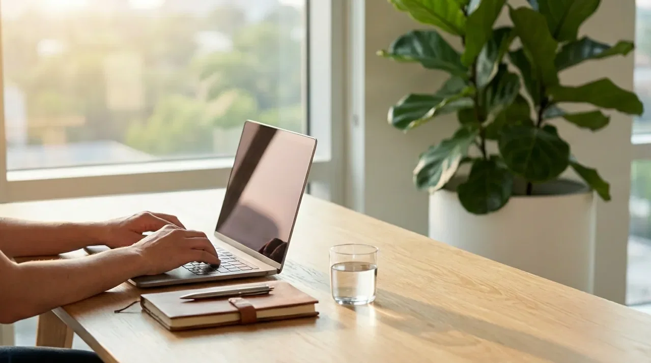 WONZ app office focus screen