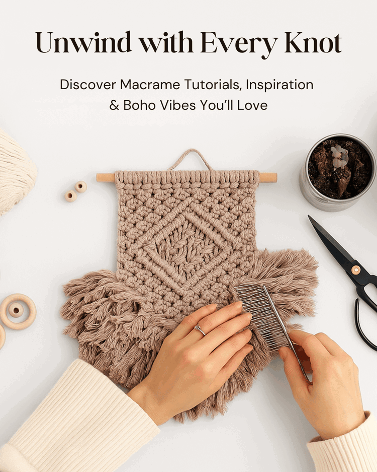 The History of Macramé: Origins, Meaning & 800 Years of Knots – Bochiknot