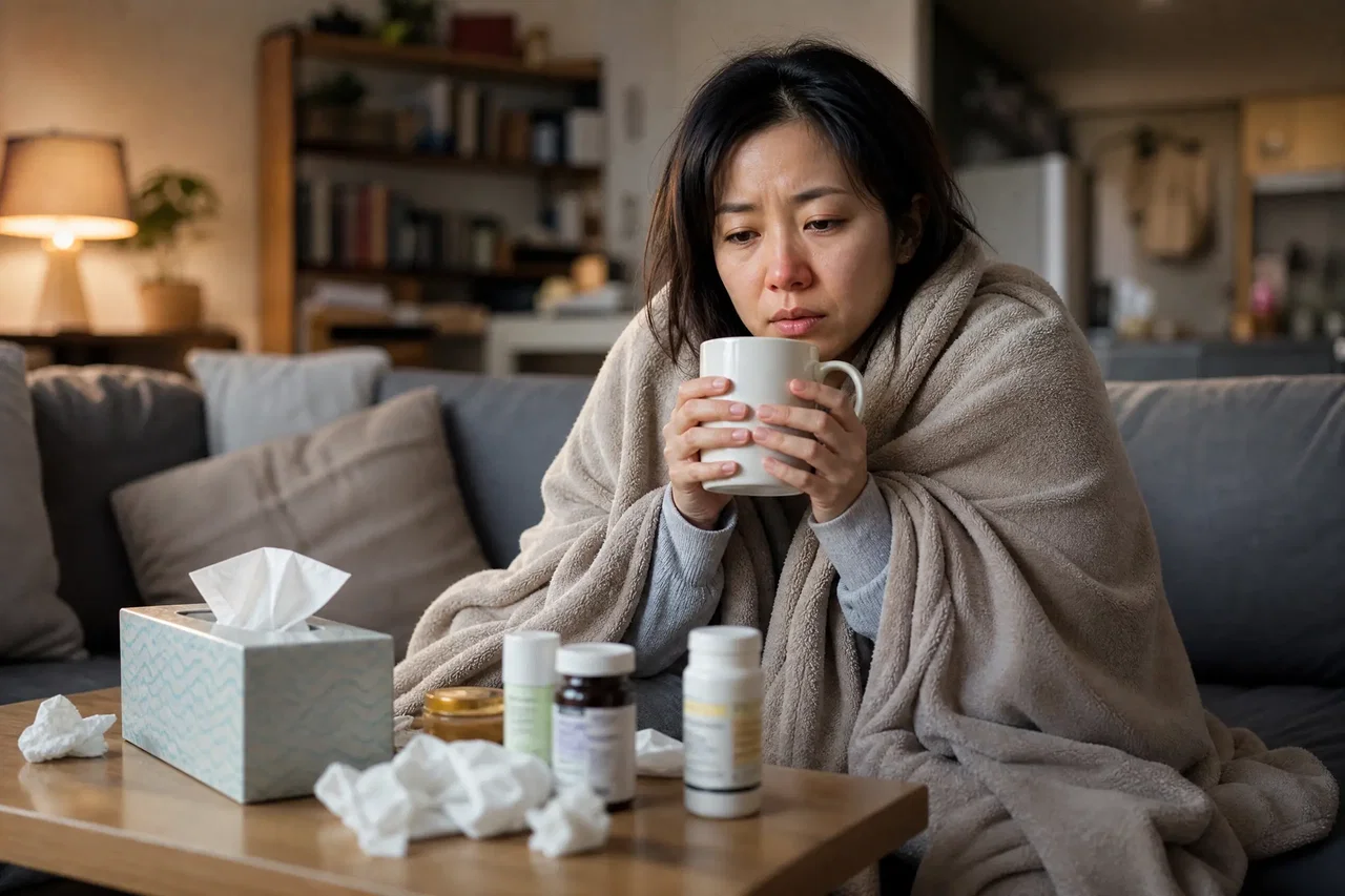 春日微生態科技-腸道菌群調控抗病毒免疫力機制圖，說明短鏈脂肪酸如何精準提升全身免疫細胞防禦力
