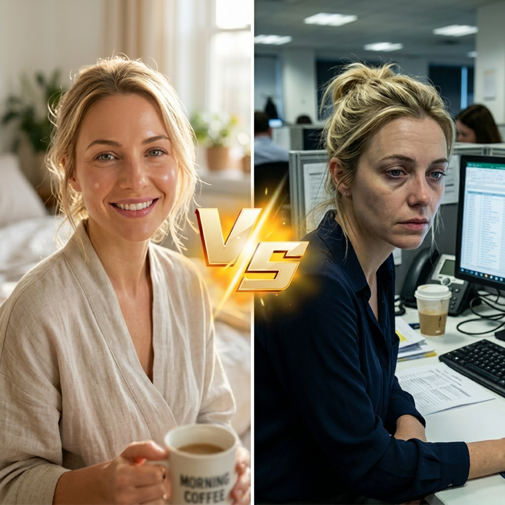 Skin at 8AM versus 2PM