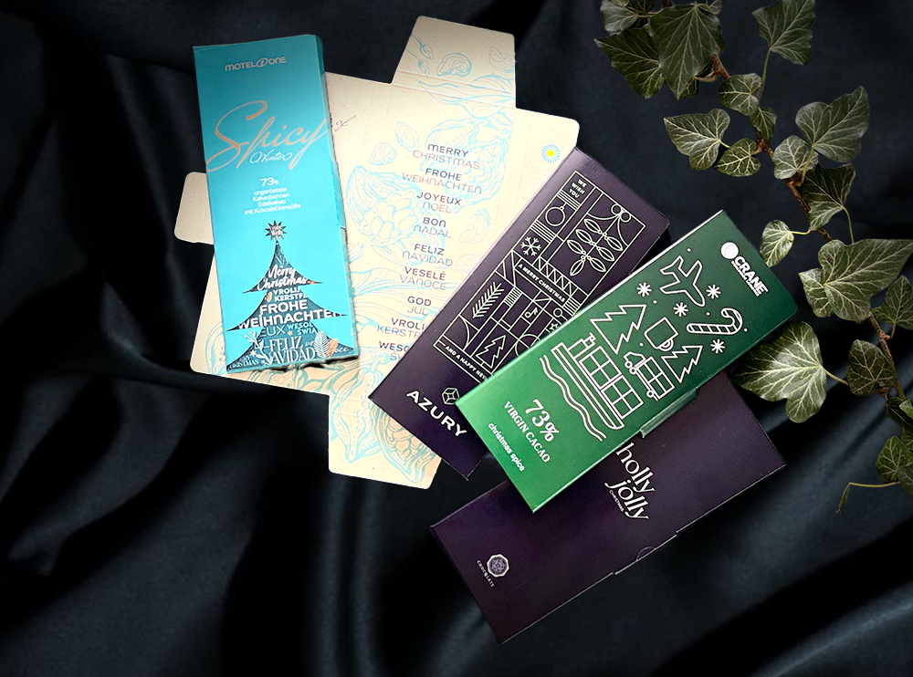 Individualisierte CHOCQLATE Verpackung mit Logo