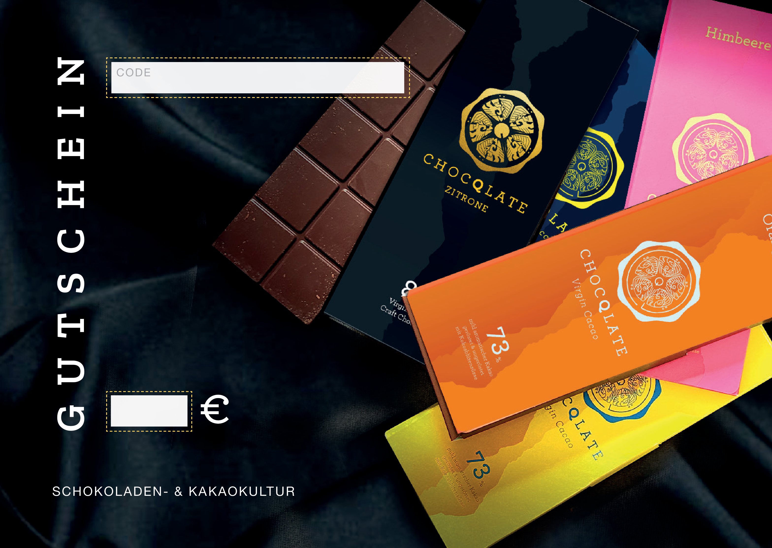 CHOCQLATE Gutschein – Vorderseite