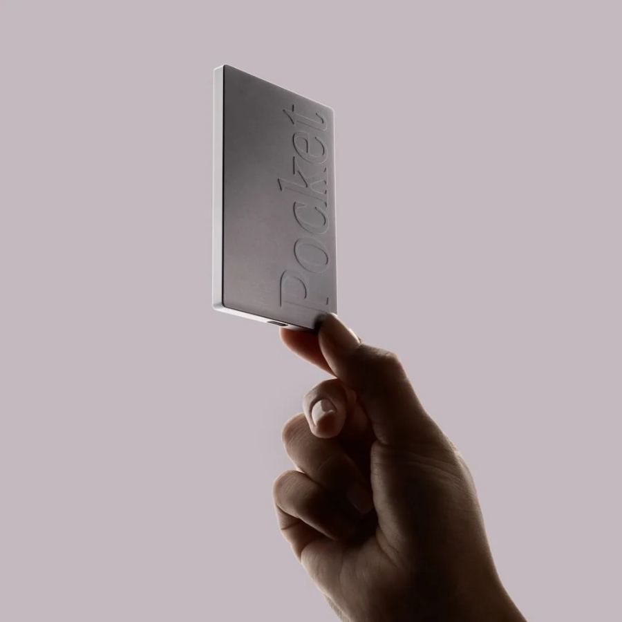 Pocket device held in one hand