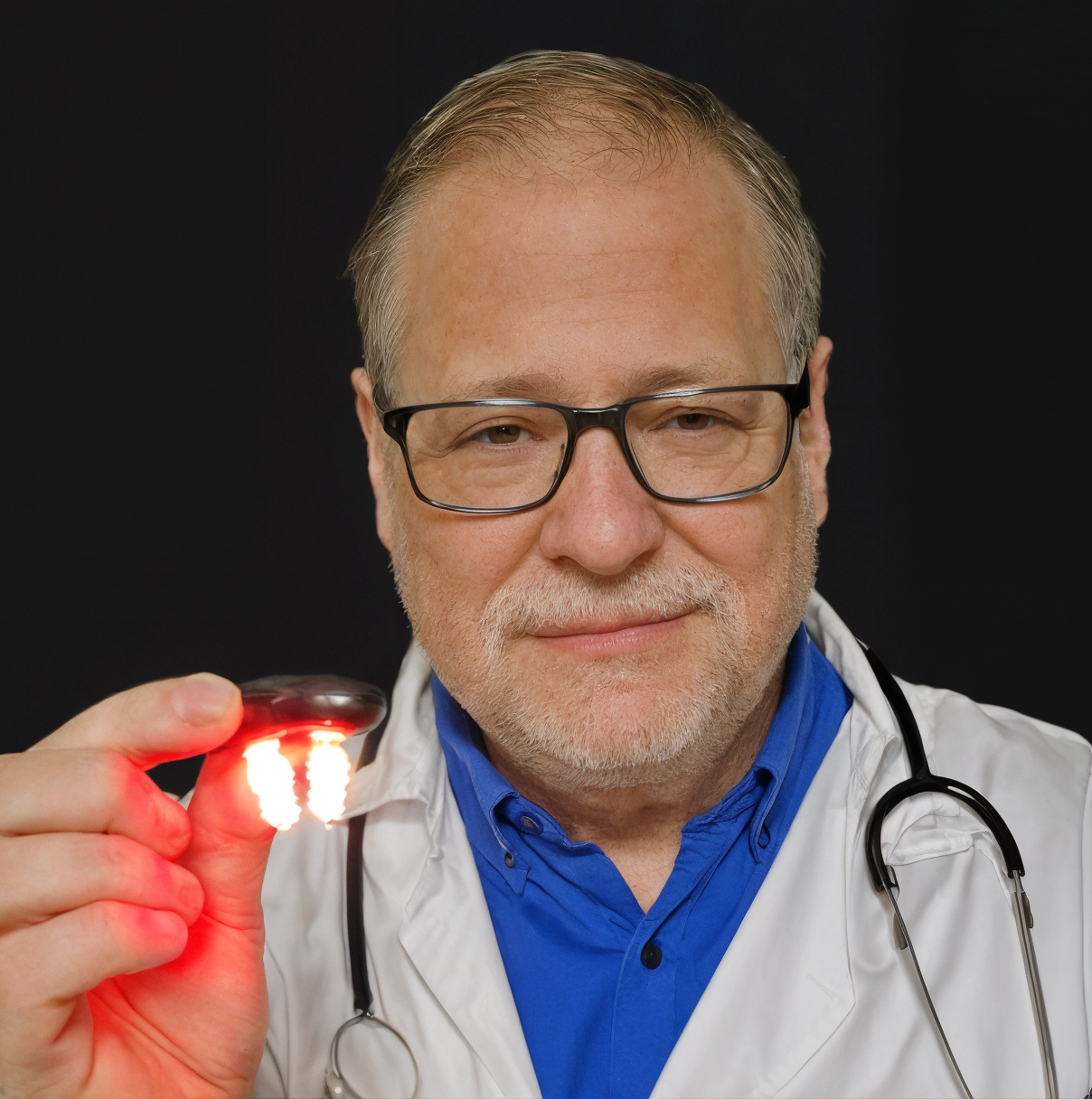Dokter keurt Nasalux apparaat goed en raadt deze aan aan zijn patienten.