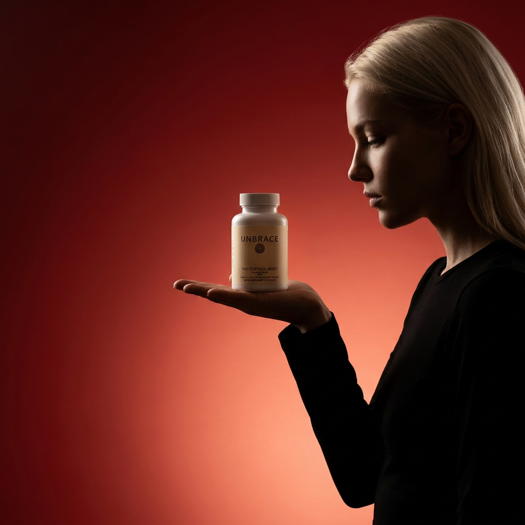 A hand holding the jar in soft window light