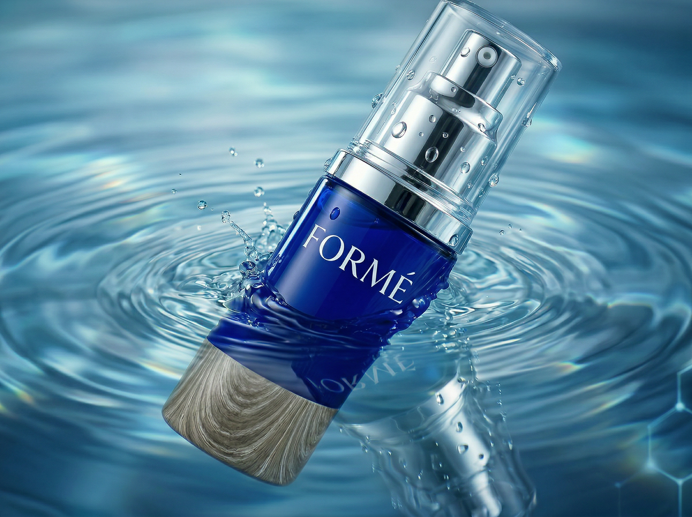 Formé copper peptide serum skincare launch countdown hero