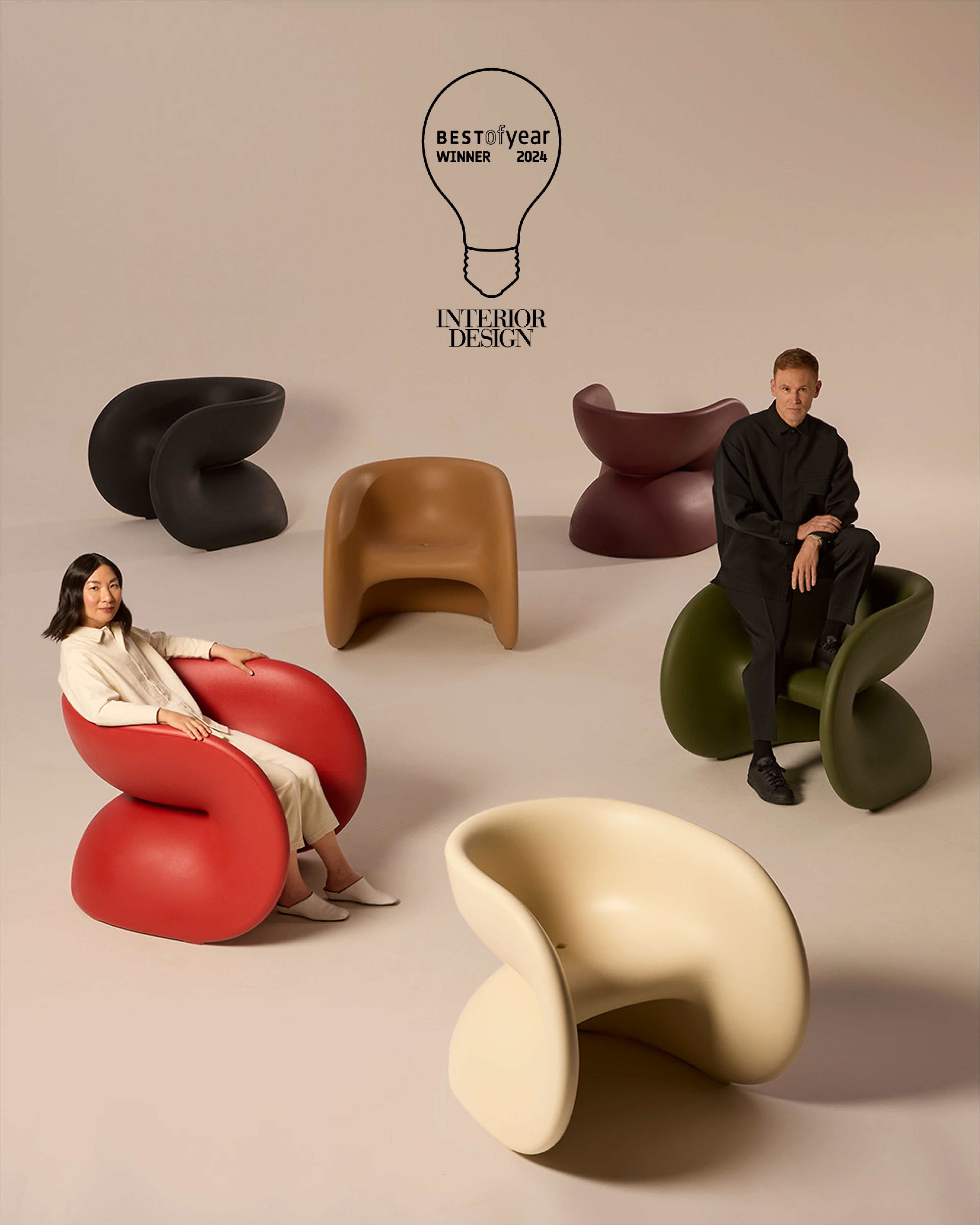 bonheur Fortune Chair by JUMBO Studios: Heller's Award Winner – Heller