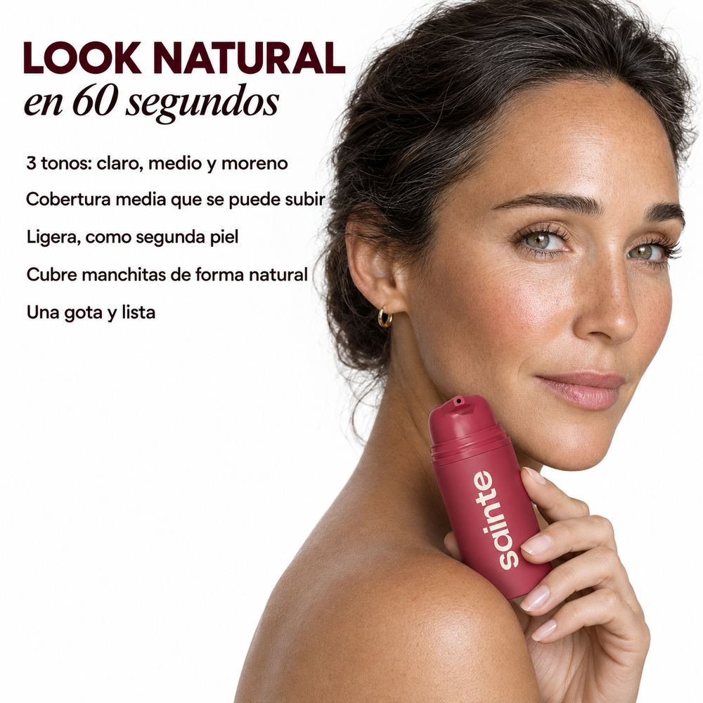 Look natural en 60 segundos: beneficios de la base sainte