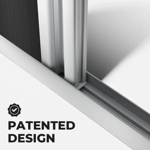 Guard's patented custom-fit track system