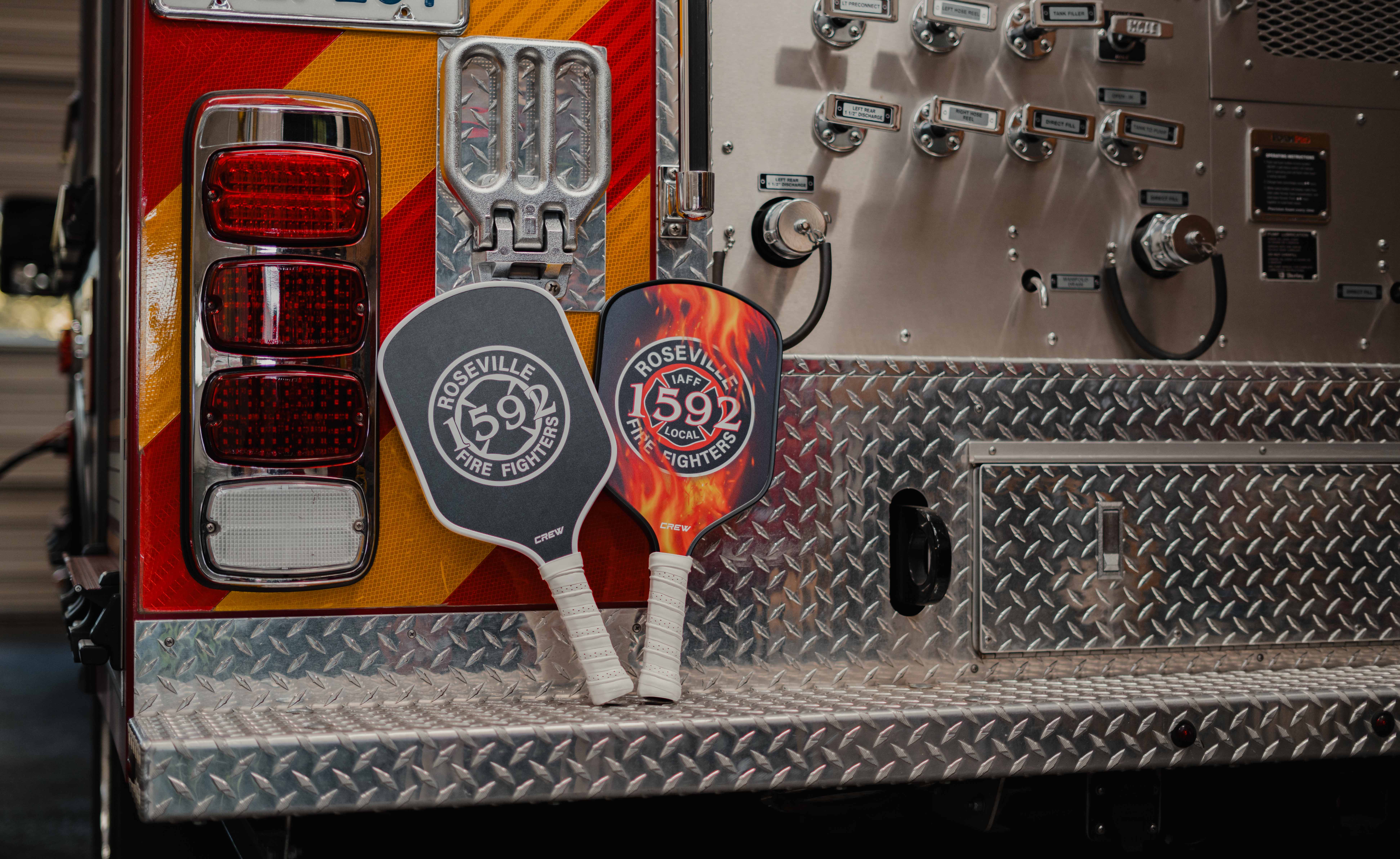 Custom Pickleball Paddles for Firefighters