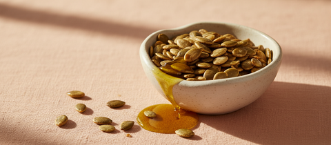 Pumpkin seed oil banner