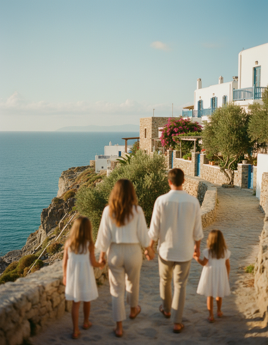 Familienfreundliche Bucht mit klarem Wasser auf Kreta