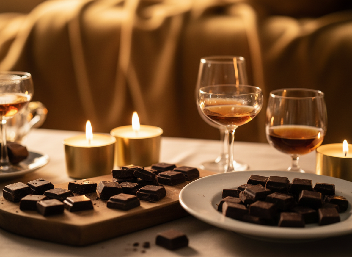 Gemeinsames Schokoladen-Tasting