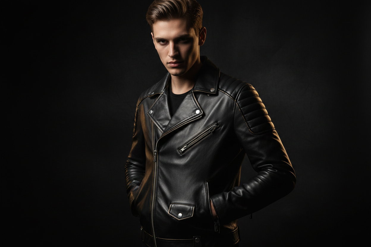 Leather jacket