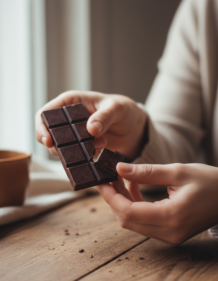 Genussmoment mit CHOCQLATE Schokolade