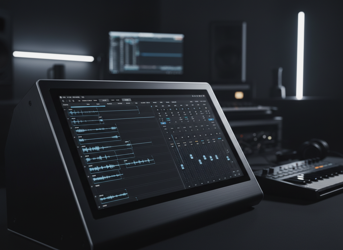 Industry recording templates mockup
