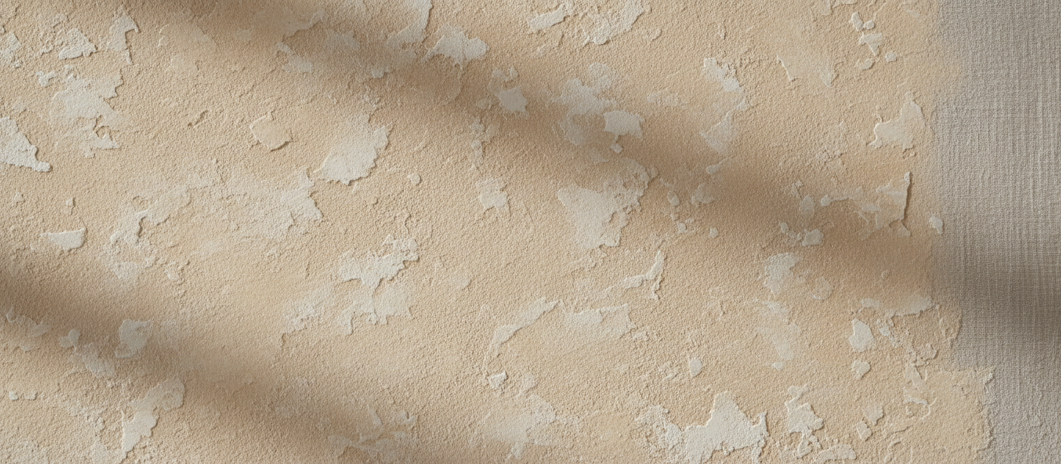 Soft beige limewash plaster texture