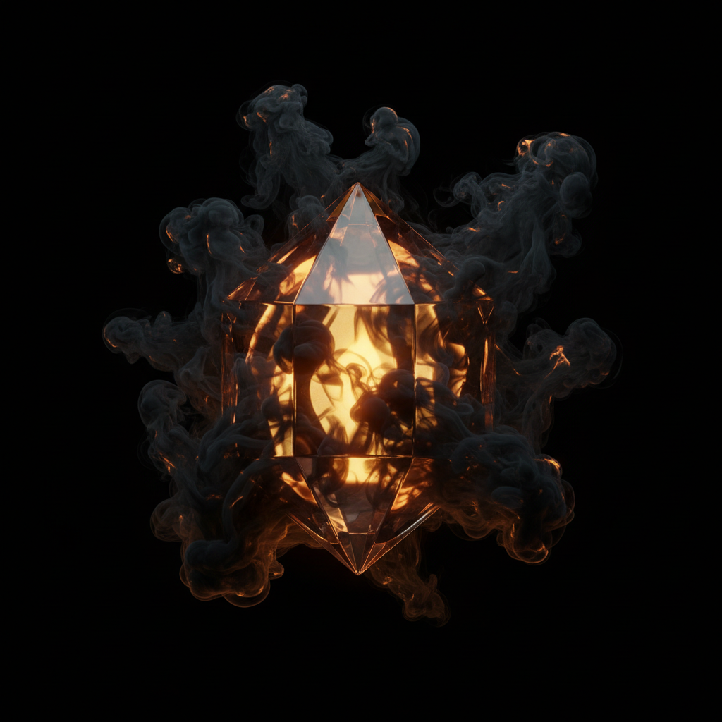Arte abstracto dorado de un futuro juego HOTY