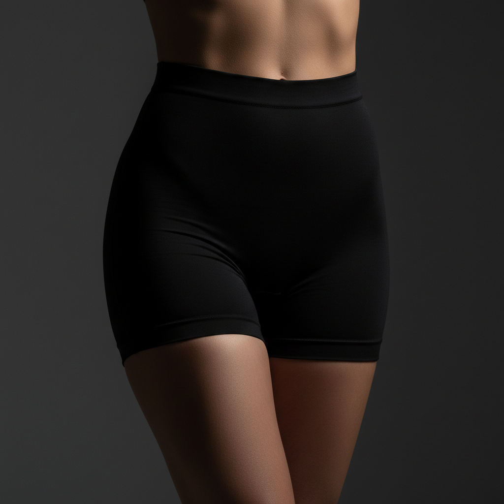 Close up of shapewear shorts