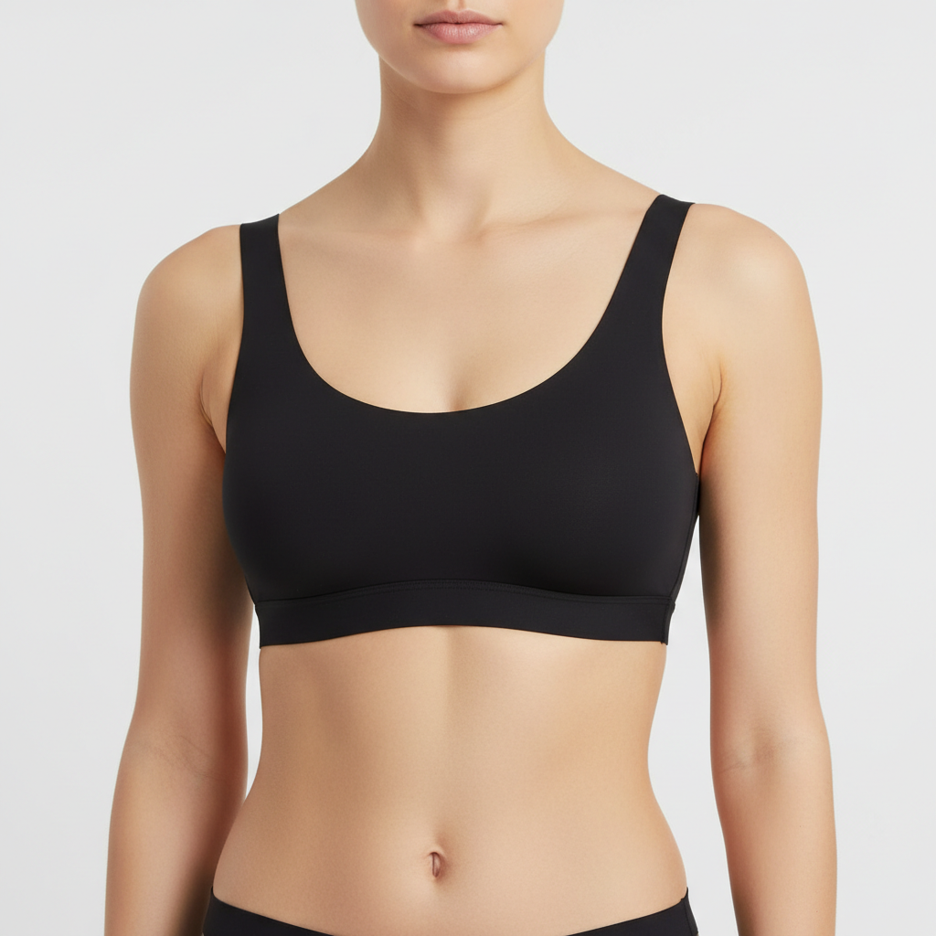 Soft Pullover Bra in black