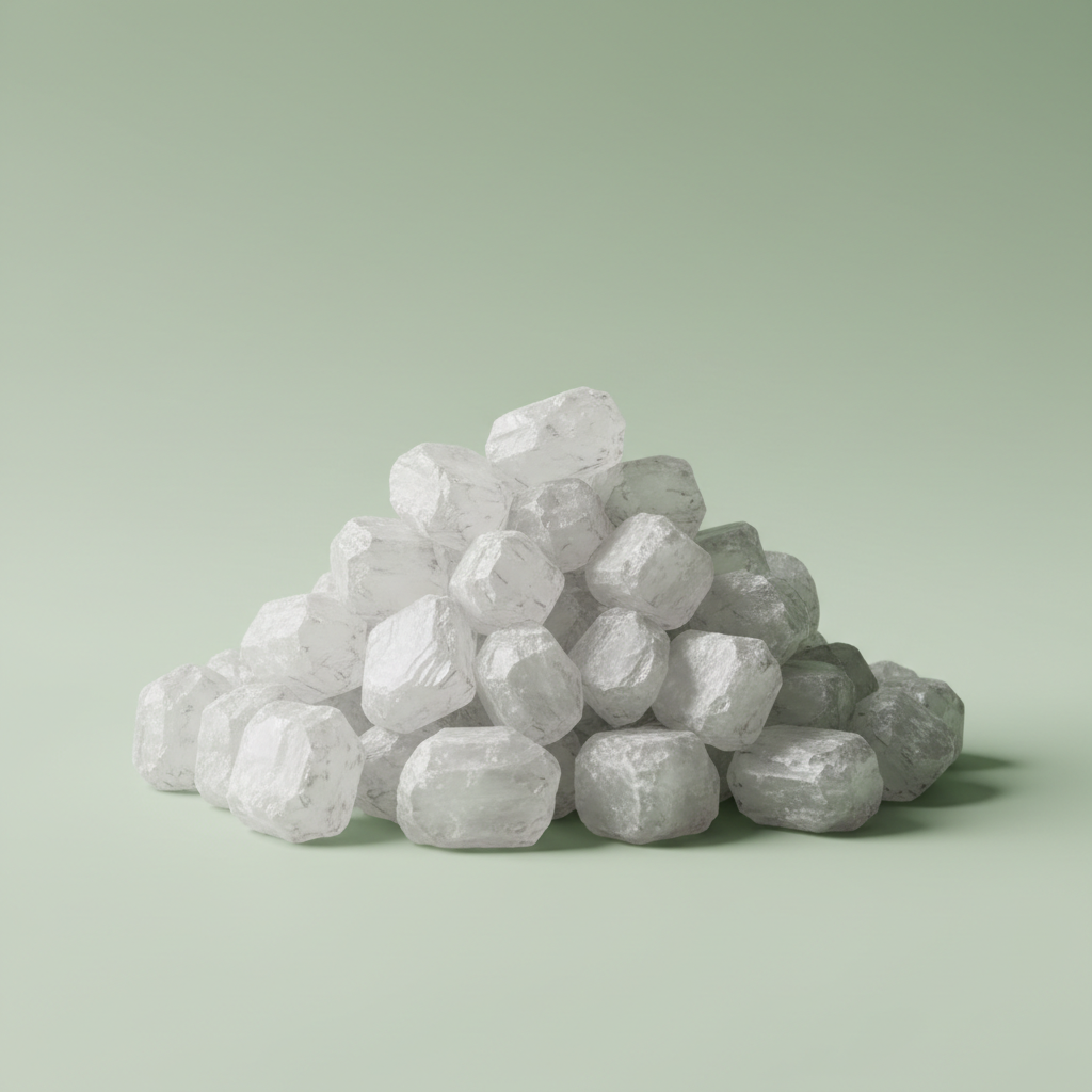 Macrobeeld van mineraalkristallen