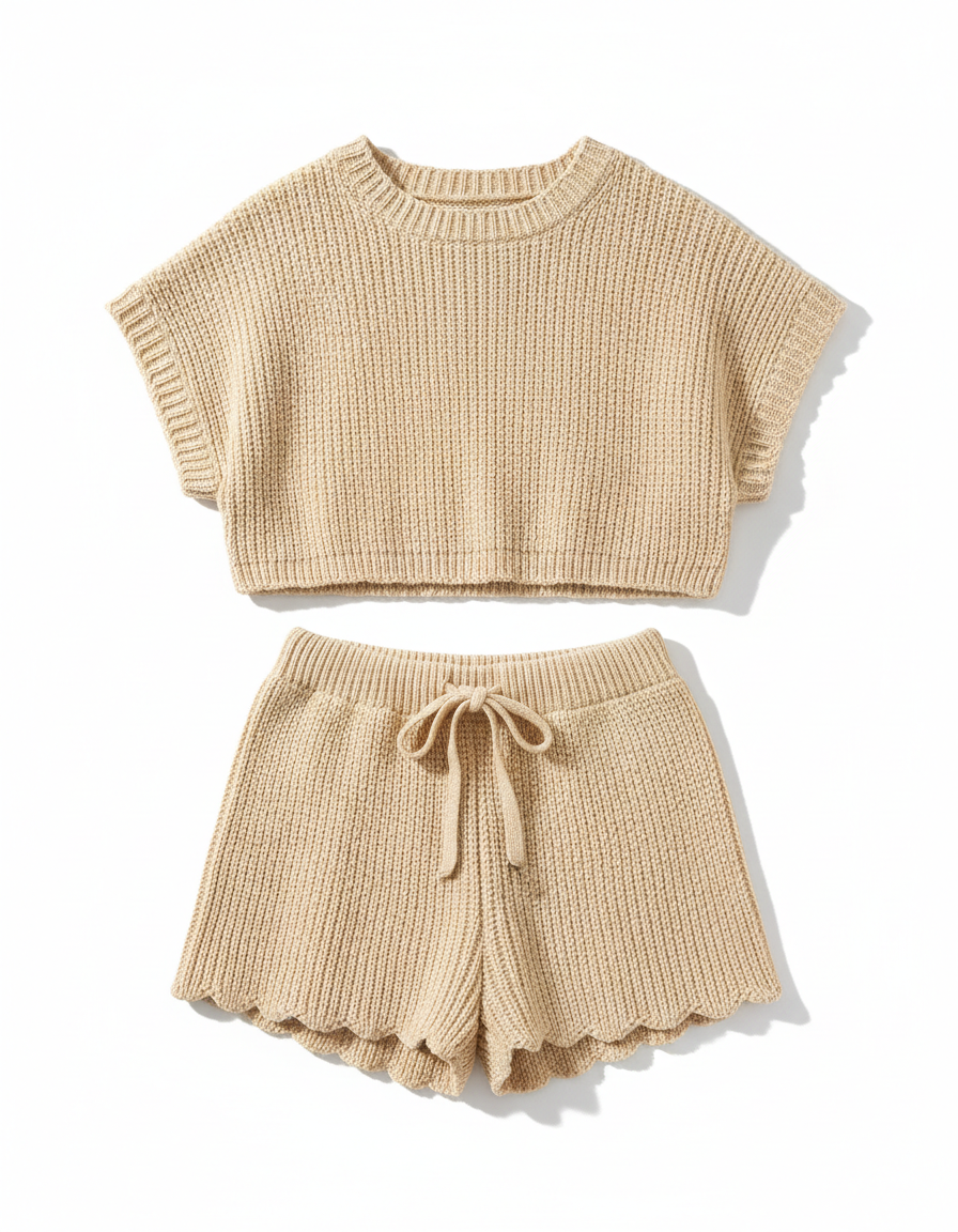 Knitted two piece co-ord set