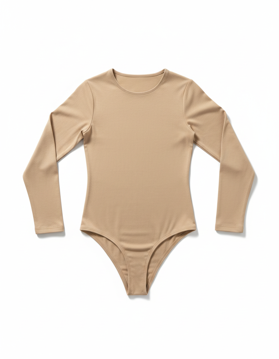 Sand long sleeve bodysuit