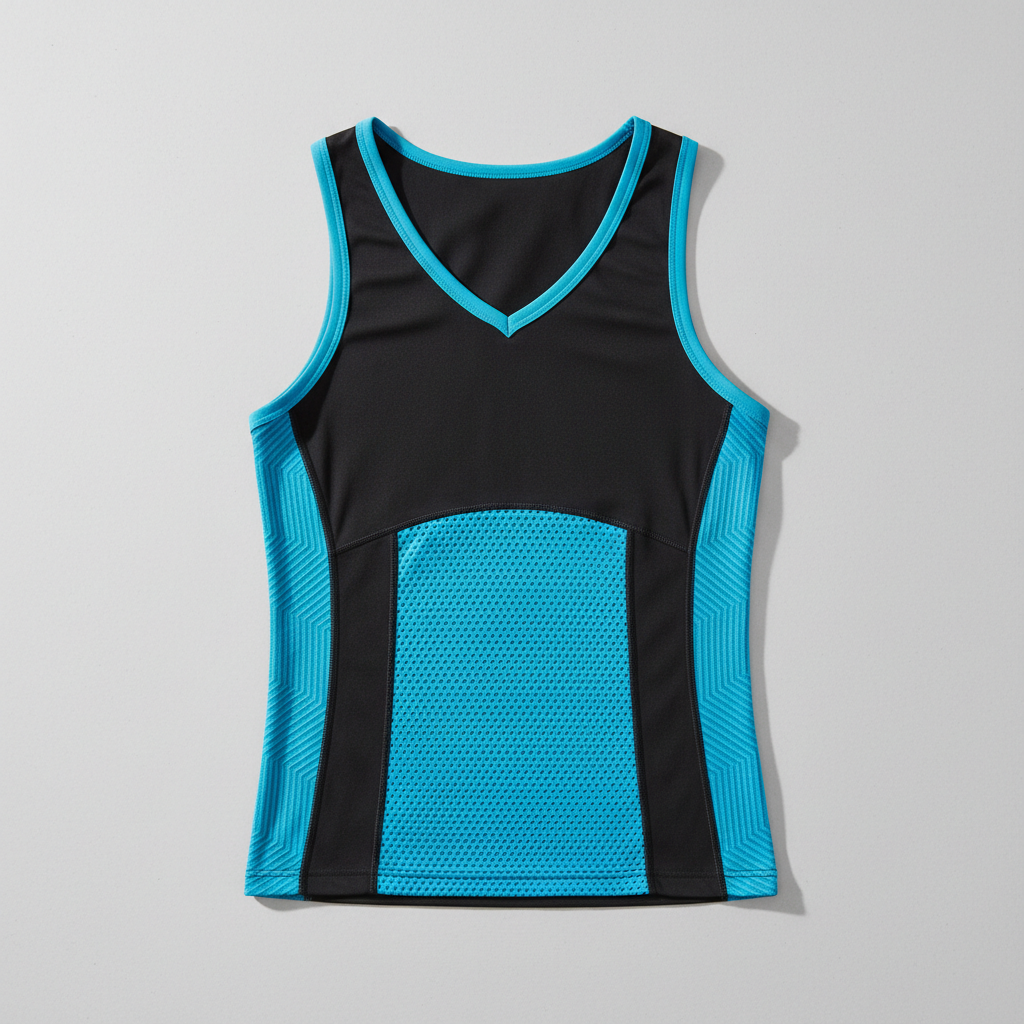 Black SolunePower vest laid flat
