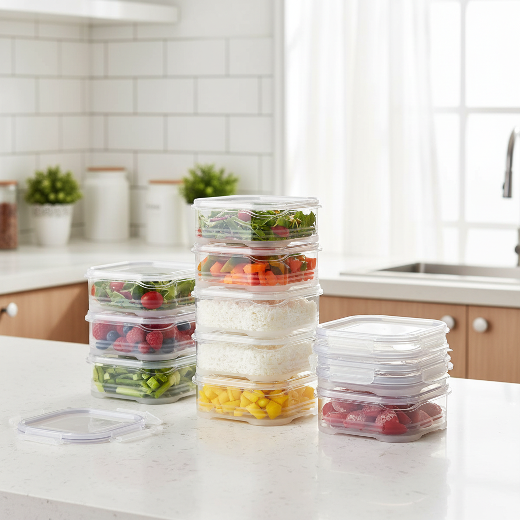 Boxora™ – 10-Piece Kitchen Storage Container Set in use in a home kitchen