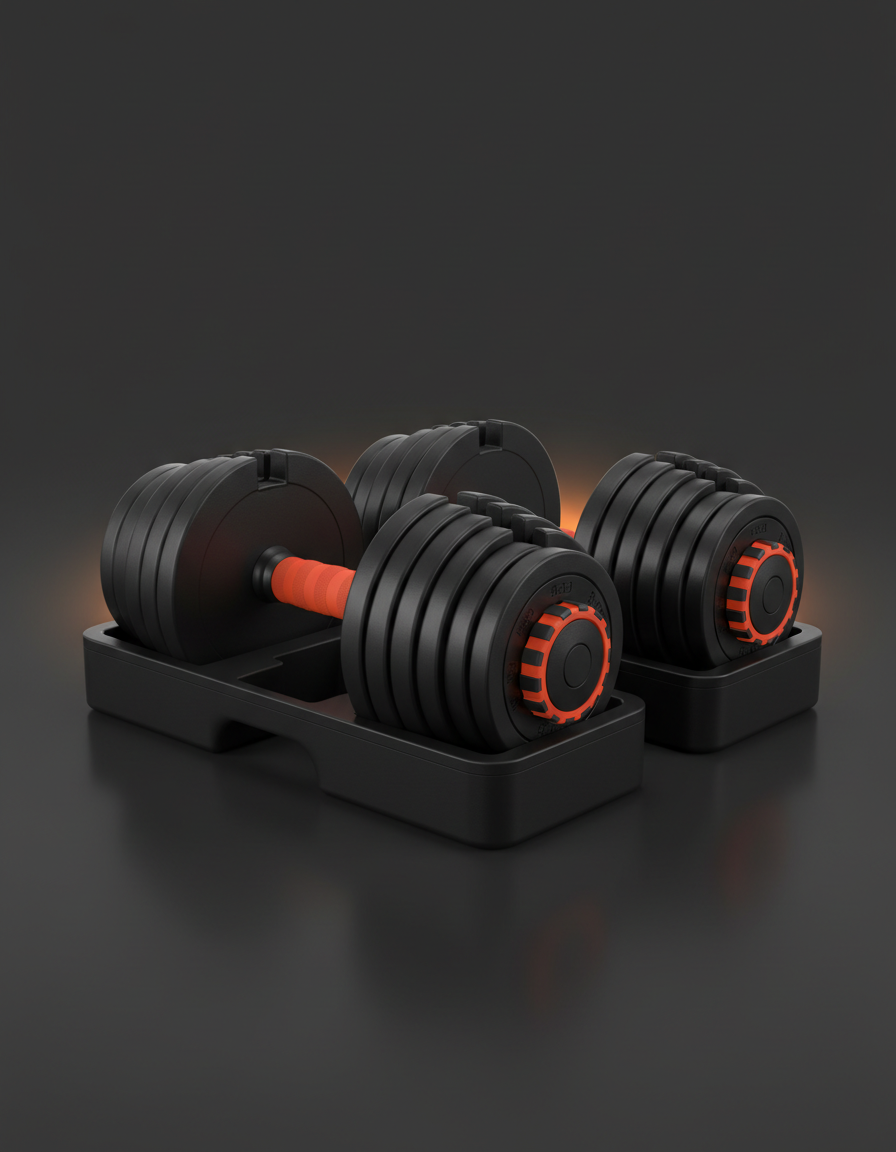 FitLife adjustable dumbbell pair