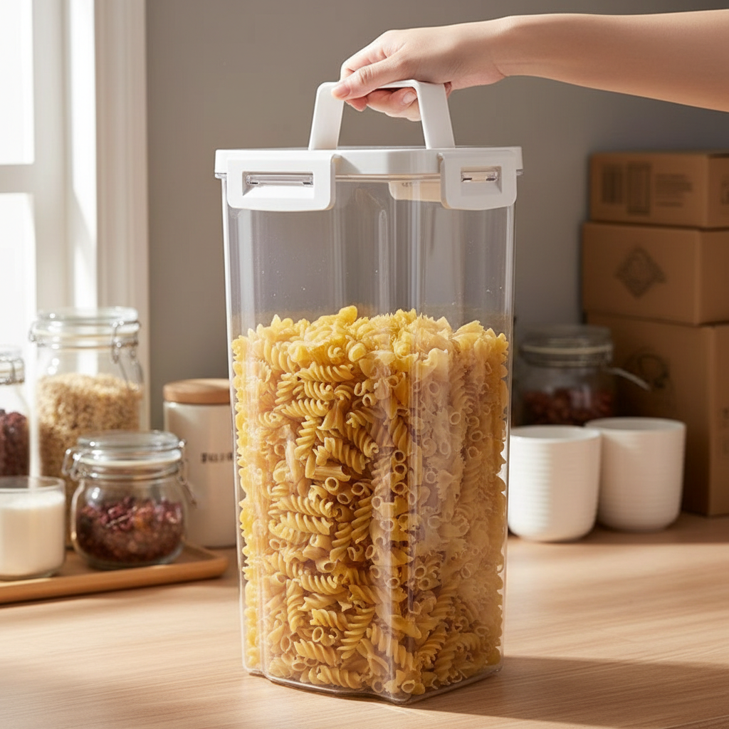 StoreSafe™ – Airtight Food Storage Container in use in a home kitchen