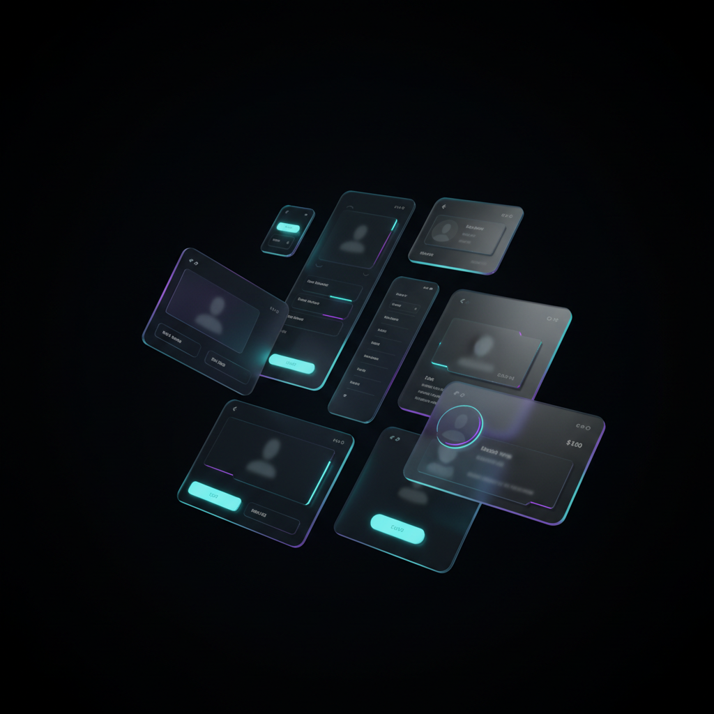 E-Commerce Figma UI Kit 3D mockup