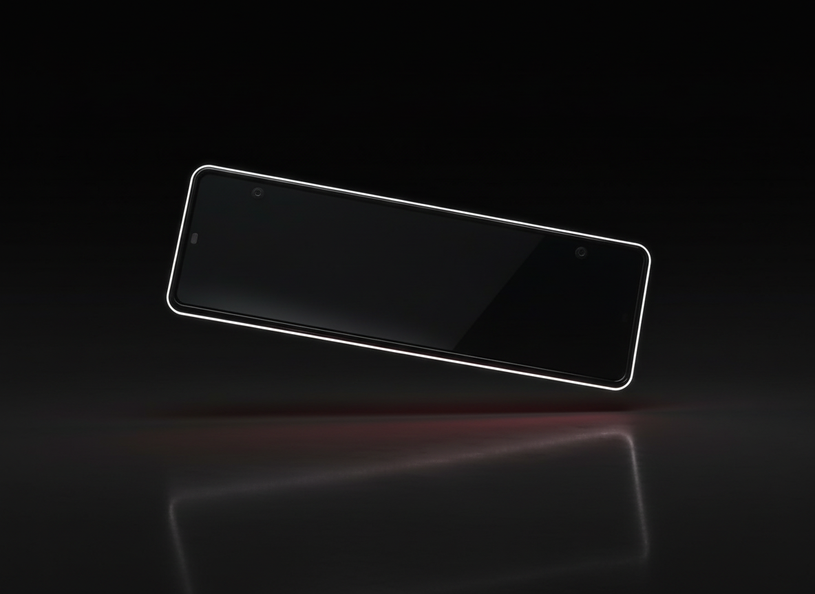 SMART TINT NUMBER PLATE in smoked tint finish, studio shot